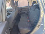 the back seat of a car with a seat belt in it