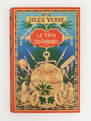 la couverture du livre *Les Pays des Fourés* de Jules Verne