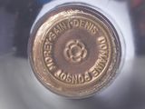 a close up of a bottle of wine with a label on it