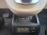 a car radio in the center of the car