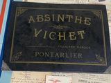 a black book with writing on it sitting on a table