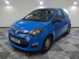 a picture of a blue car parked in a garage
