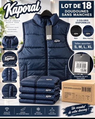 Kapoli, lot de 18 gilets sans manches