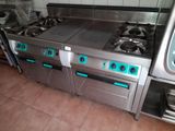 a kitchen with a stove, oven, and dishwasher in it