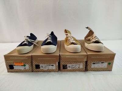 Lot de 4 - BENSIMON - Baskets en toile Stella B79 - Fabricat…