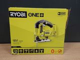 Une scie sauteuse filaire Ryob 18 V avec son emballage d'origine