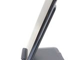 a cell phone that is sitting on a stand