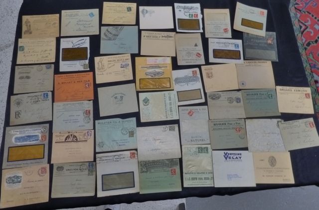 42 enveloppes France, Rousset à St Victor (42) manufacture d’écha...