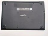 a close up of the bottom of a laptop