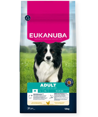EUKANUBA - Croquettes chien adulte - Taille moyenne 10-25kg …