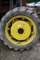 2 Roues Arrières de TRACATEUR vigneron MICHELIN, 9-5/ 9-28