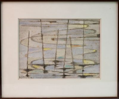 une image d'une image d'une peinture dans un cadre