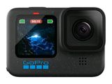 une image d'une caméra d'action GoPro dont l'écran affiche une vue sur l'océan