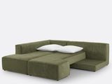 3d model of a couch with pillows and a pillow on it