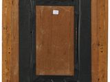 a painting of a wooden frame with a black border