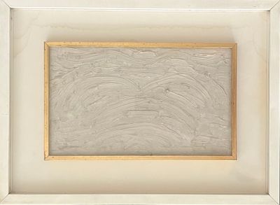 an image of a picture of a painting in a white frame