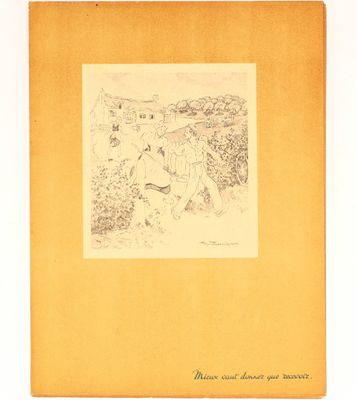 Henry Fournier (1876‑1954) Suite d’environ quinze lithograph…