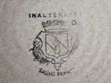 a drawing of a coat of arms with a crown on it