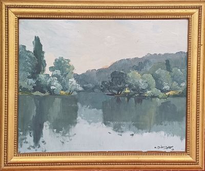 André DELAUZIERES (André Balande dit ) (1904-1941)" Paysage …