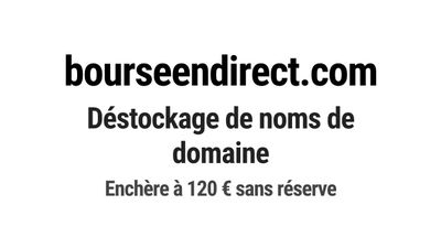 Nom de domaine bourseendirect.com.
