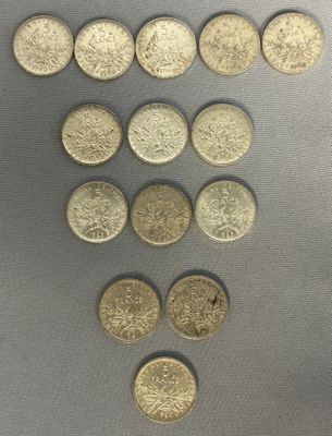 gros plan d'un paquet de pièces de monnaie posé sur une table