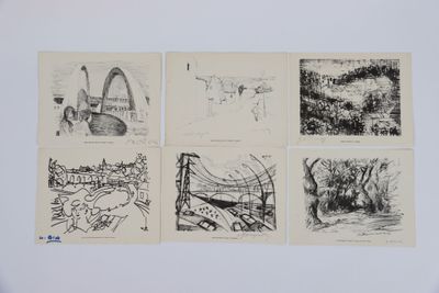Réunion de seize impressions : - Roger MONTANE (1916-2002). …
