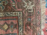 a close up of a rug with a lot of different colors