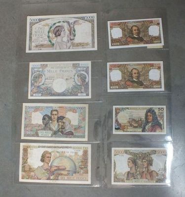 une photo présentant une collection de billets de banque variés