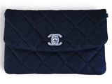 a close up of a black purse on a white background