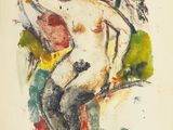 l'image d'un tableau représentant une femme nue assise sur une chaise