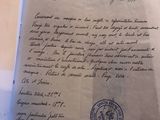 a piece of paper that has a letter on it
