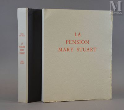 the book is open to show the front and back of it