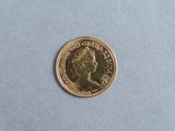 an image of a gold coin on a white surface