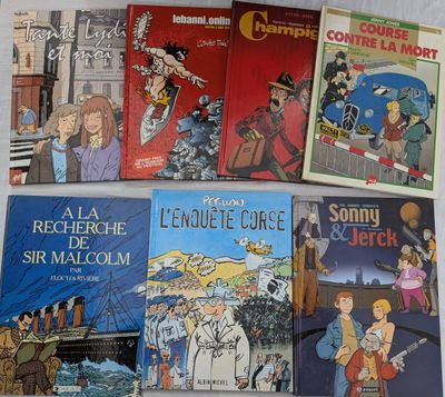 plusieurs livres pour enfants sont alignés sur une surface blanche