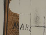 a drawing of a bathroom with a toilet and a sign on the wall