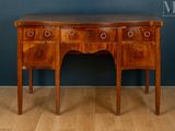 an old wooden desk with drawers and drawers on top of it