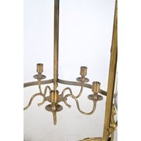 PAIRE DE LANTERNES DANS LE GOUT LOUIS XV en bronze doré. (photo 4)