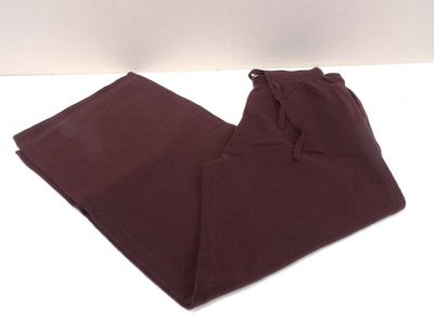 the pants are brown in color and have a drawsack on them