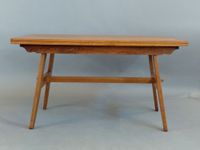 René GABRIEL (1890-1950). Table rectangulaire en chêne repos… (photo 2)