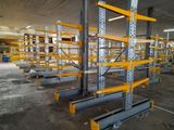 a large warehouse with lots of shelves in it