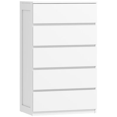 a close up of a white chest of drawers on a white background