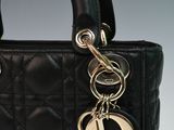 chanel black quilted leather tote bag with gold hardware