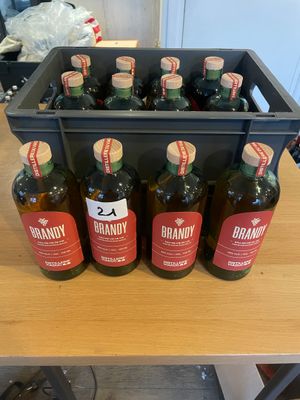 12 bouteilles de Brandy Spiritueux cuvée eau de vie de vin 4… - Photo 1