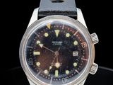 an image of a watch with a black face and yellow numbers