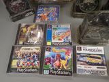 a lot of video games on the table together
