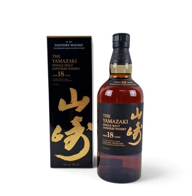 yamazaki 18 year old japanese single malt whisky