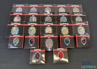 a lot of different types of coins in the package