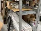 many boxes and boxes on the shelves in the warehouse
