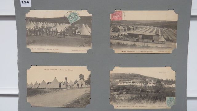 La Courtine : Camp. Lot de 7cpa de l’Editeur Dumousset, dont 2 ra...