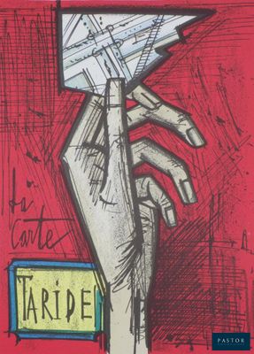 dessin représentant une main tenant une feuille de papier sur laquelle figurent des inscriptions